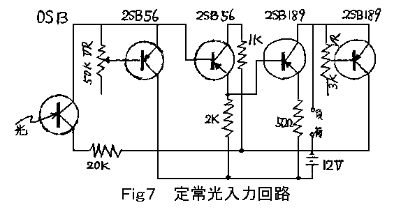 Fig7,光入力回路図