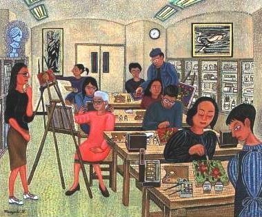 �u�G�拳���v�A�������񂪌܌˂ŕ`������i�ł��B