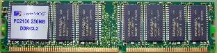 PC2100 DDR SDRAM 256MB CL2